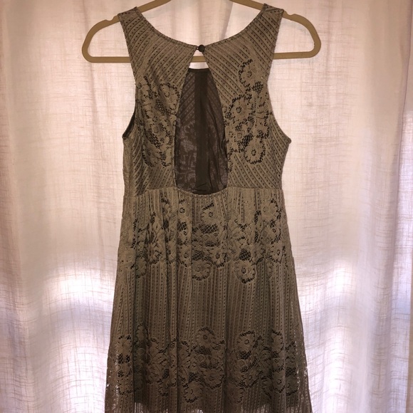 Free People Lace Dress with Open Back - Picture 2 of 6
